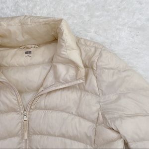 UNIQLO Cream Puffer Jacket